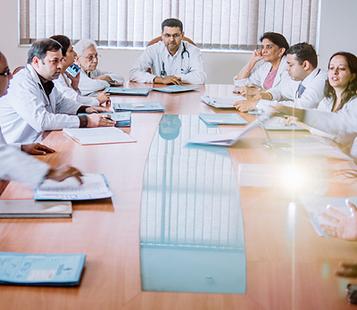 Mandatory Tumour Board evaluation by a team of oncologists and other allied specialists to ensure optimum and tailor made treatment plan for every patient to ensure best outcome. 2